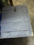 2 Box Storage: Black Wooden Storage Chest And Grey Painted Smaller Wood Box - thumbnail 6 of 9