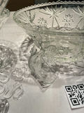 Glass Punch Bowl Set with Cups and Serving Bowls - thumbnail 3 of 7