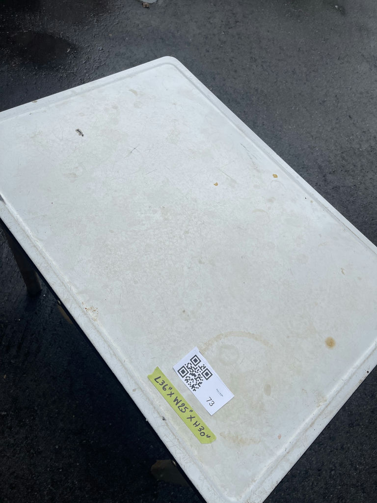 Metal Utility Table with Drawer - image 5 of 8