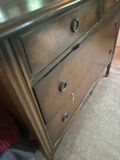 Wooden Dresser with Attached Mirror - thumbnail 3 of 6