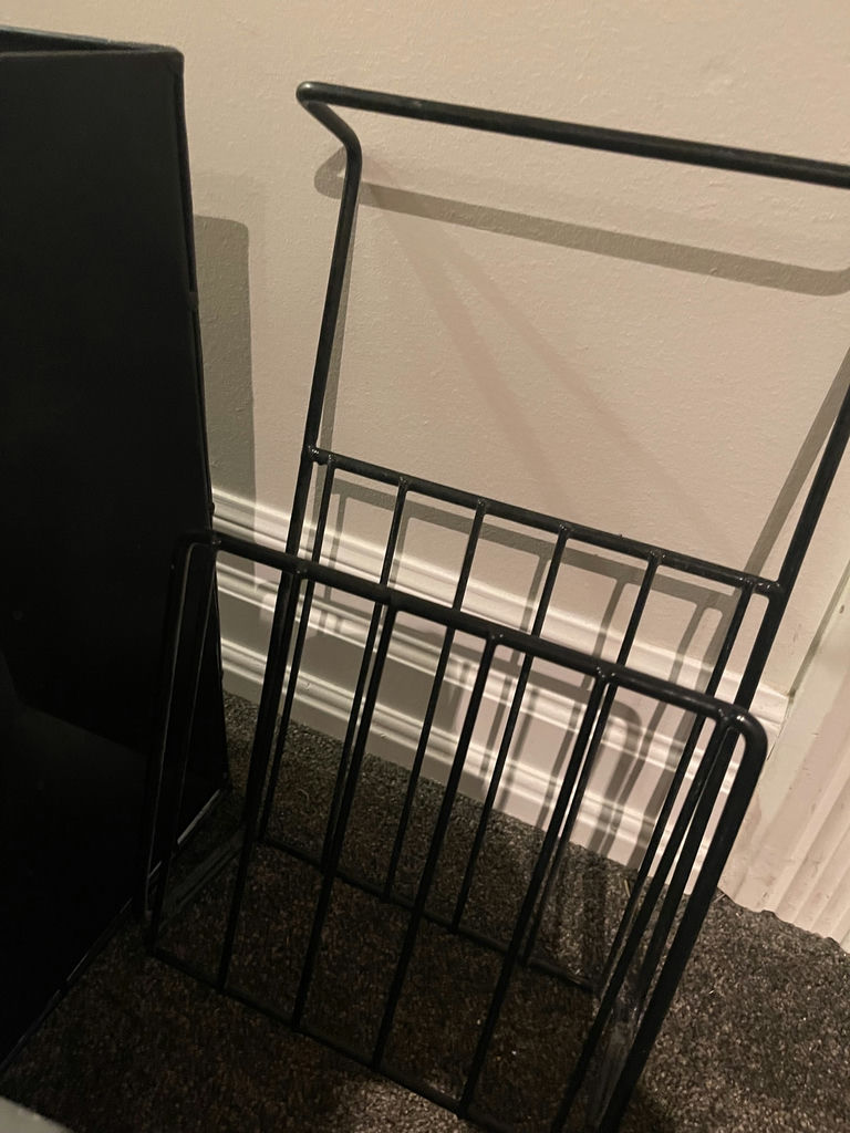Home Decor Items Including Magazine Holder, Rack, Vase, Ceramic Boots, and Kit-Cat Clock - image 9 of 9