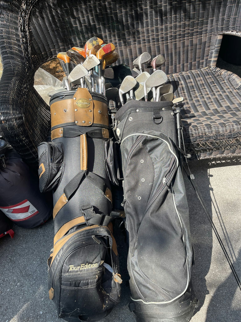 Two Golf Bags with Assorted Golf Clubs - image 1 of 5