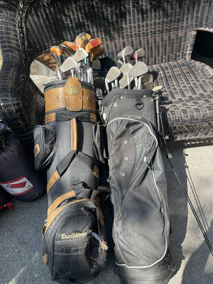 Two Golf Bags with Assorted Golf Clubs - Image 1 of 5