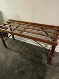 ‘Beatty Bros Limited’ Fergus, Canada Wooden Folding Table/ Rack - thumbnail 1 of 7