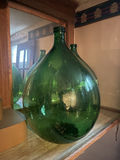 4 Large Wine Jars- Green Glass And brown Glass Demijohn Bottles - thumbnail 2 of 4