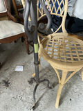Outdoor Metal Chair and Round Glass Table - thumbnail 7 of 8
