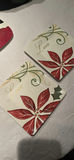 Christmas - Vanilla Bath Gift Set, Glass Mugs, Decorative Picks, and Ceramic Candle Holder - thumbnail 9 of 9
