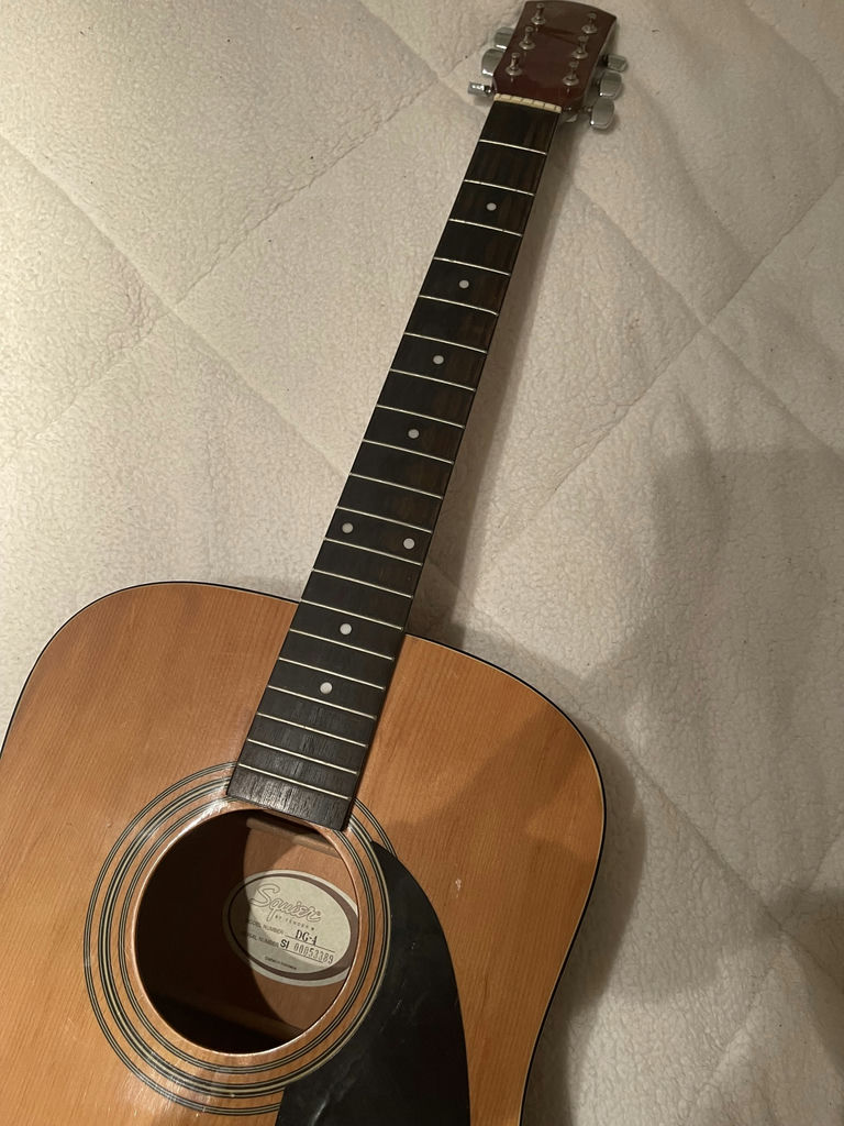 Squier by Fender Acoustic Guitar - image 8 of 8
