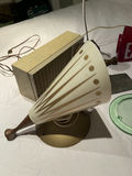 Vintage - Radio, Lamps, Red Glass Exit Sign, Glass Dishes, and Metal Tool - thumbnail 2 of 9