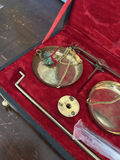 Vintage Brass Balance Scale Set with Weights and Case - thumbnail 5 of 10