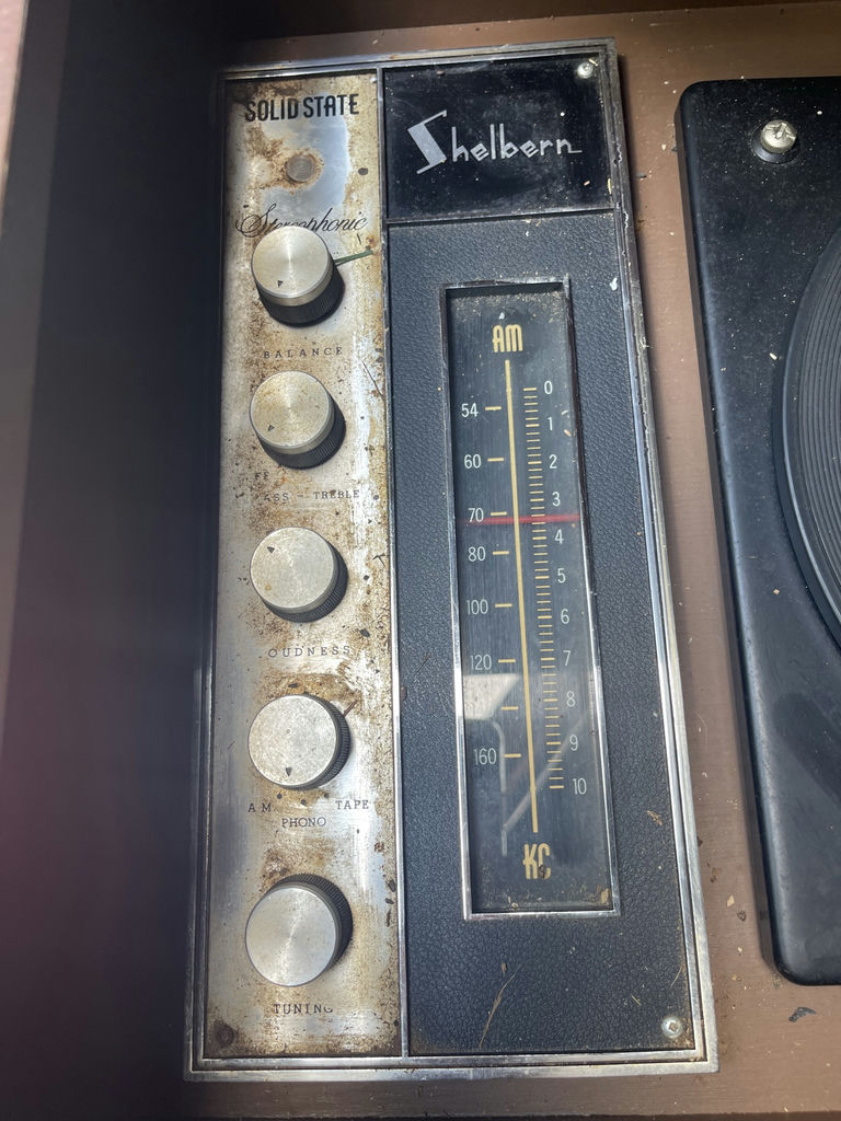 Shelbern Solid State Stereo Console Record Player - image 3 of 12