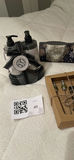 Christmas - Vanilla Bath Gift Set, Glass Mugs, Decorative Picks, and Ceramic Candle Holder - thumbnail 2 of 9