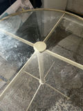 Outdoor Metal Chair and Round Glass Table - thumbnail 5 of 8