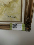 Lajos Füzesi - Oil on canvas Portrait - thumbnail 4 of 6