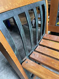 Wood and Metal Garden Bench - thumbnail 6 of 6