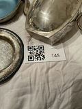 Silver Tea Set Pieces, Goblets, Bowl, and Tray - thumbnail 2 of 5
