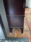 Pair of Dark Wood Storage Cabinets - thumbnail 4 of 5