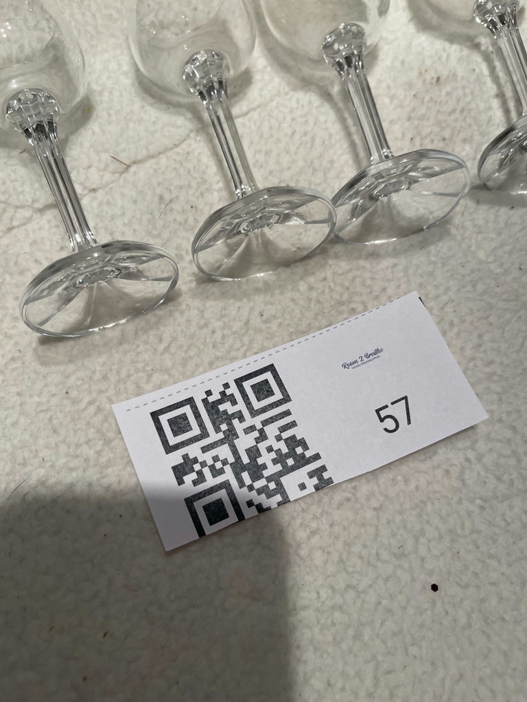 Glass Vase, Basket Dish, and Four Stemmed Glasses - image 2 of 5