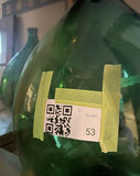 4 Large Wine Jars- Green Glass And brown Glass Demijohn Bottles - thumbnail 3 of 4