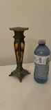 Two Ceramic Serving Trays and Four Amber Glass Tumblers And candle Holder - thumbnail 7 of 8