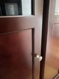 Pair of Dark Wood Storage Cabinets - thumbnail 5 of 5