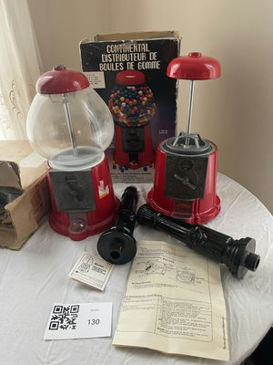 Gumball Machine , Second Machine Missing Glass And Full Stand - Image 1 of 11