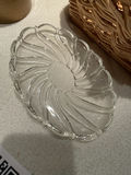 Decor Set- Wicker Basket, Glass Serving Dish, Artificial Floral Arrangement & Decorative Kitchen Items - thumbnail 3 of 9