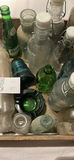 Vintage Assorted Glass Bottles and Jars in Wooden Crate - thumbnail 6 of 8