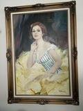 Lajos Füzesi - Oil on canvas Portrait - thumbnail 1 of 6
