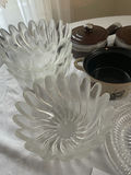 Assorted Glass Bowls, Ceramic Pots, and Wooden Napkin Rings - thumbnail 4 of 7