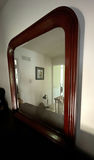 Wood Dresser with Mirror- 6 Drawer With Two Hidden Top Drawers - thumbnail 2 of 7