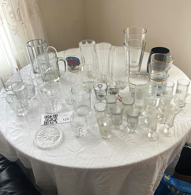 Assorted Glassware and Shot Glass Collection - Image 1 of 13