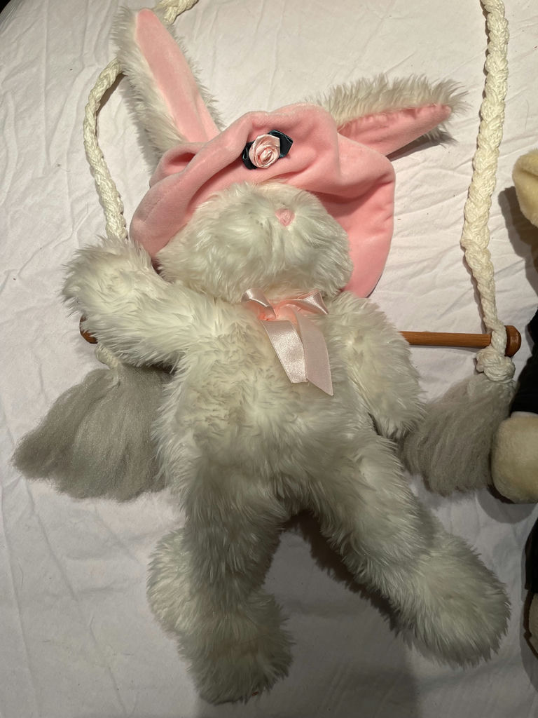 Assorted Plush Stuffed Animals and Rope Swing - image 4 of 11
