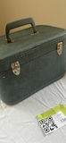 Vintage Blue Case with Mirror and Inside Tray - thumbnail 6 of 6