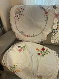 Assorted Lace and Embroidered Table Linens - thumbnail 4 of 9