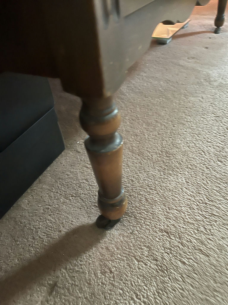 Wooden Dresser with Attached Mirror - image 4 of 6