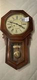 Wooden Wall Clock with Pendulum and Key - thumbnail 1 of 5