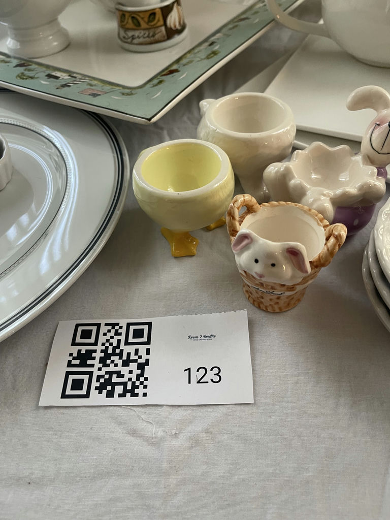 Assorted Ceramic Serving Dishes, Plates, and Decorative Bowls - image 2 of 13