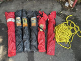 Set Of 6 Camping Chairs and Yellow Rope - thumbnail 1 of 7