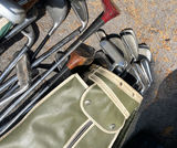Vintage Assorted Golf Clubs with Two Golf Bags - thumbnail 3 of 5