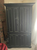 Black Wooden Storage Cabinet - thumbnail 1 of 7