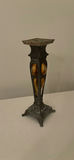 Two Ceramic Serving Trays and Four Amber Glass Tumblers And candle Holder - thumbnail 6 of 8
