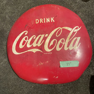 Vintage Coca-Cola Metal Sign - Image 1 of 4