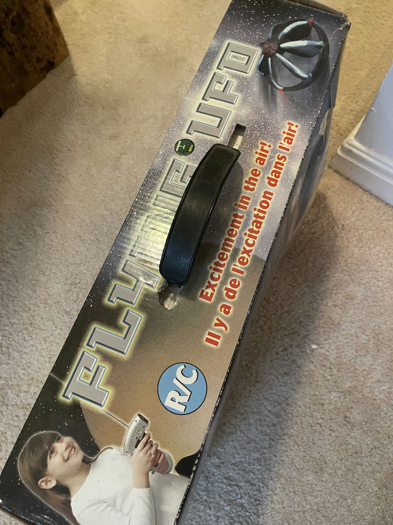 TOY- Flying UFO R/C Toy with Remote and Charger - image 7 of 9