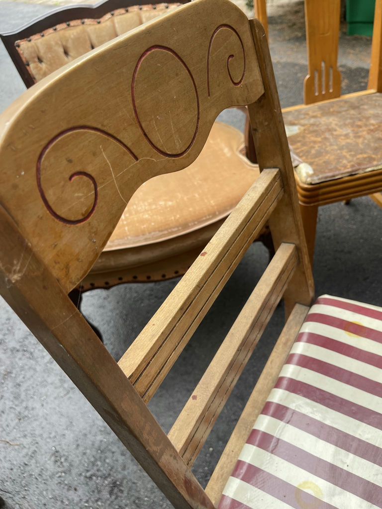 Four Assorted Wooden Dining Chairs - image 4 of 10