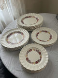 Copeland ‘Rose briar’ England tea Set- Floral Pattern Ceramic Tea Set and Plates - thumbnail 9 of 11