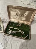Assorted Jewelry, Watches, Ring Holder, and Sewing Machine Attachment Case - thumbnail 4 of 10