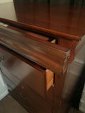 Wooden 5 Drawer Chest Dresser, With hidden top drawer - thumbnail 5 of 6