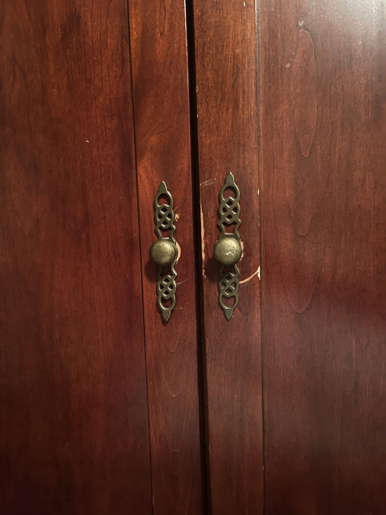 Wood Armoire Cabinet with Drawers - image 4 of 6