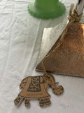 Assorted Decorative Glassware and Wooden Lantern - thumbnail 7 of 9